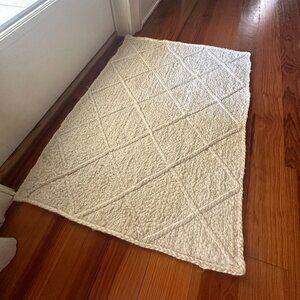 Natural Fiber Jute Accent Rug 2x3 NEW